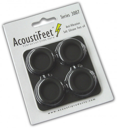 Anti-vibration replacement low-profile ‘AcoustiFeet’