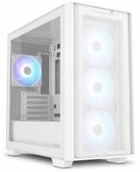 A21 Plus White Micro-ATX Case, supports BTF