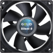 Silent 8 Black, 80mm Quiet Case Fan